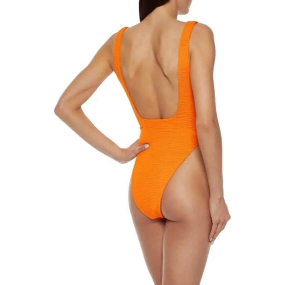 NEW Mara Hoffman Idalia One Piece Saffron - Picture 4 of 11